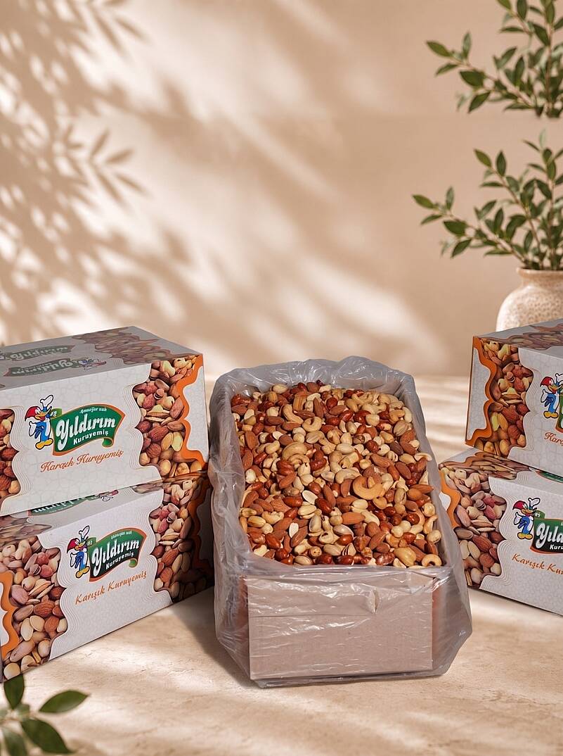 5'li Lüks Aşiret Düğün Çerezi 3 KG | Premium Karışık Kuruyemiş – Öz Yıldırım Kuruyemiş - 1