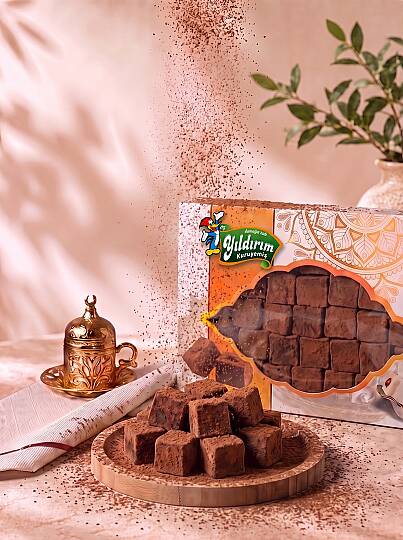 Kakaolu Çifte Kavrulmuş Lokum 1 KG
