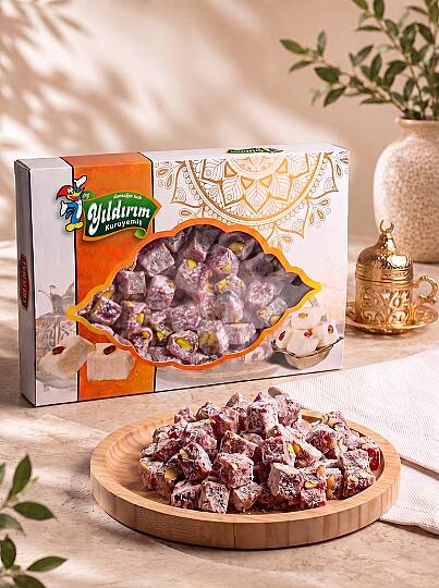 Narlı Çifte Kavrulmuş Lokum 1 KG