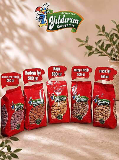 Öz Yıldırım Gurme Kuruyemiş Paketi (2,5 KG - 5 Çeşit)