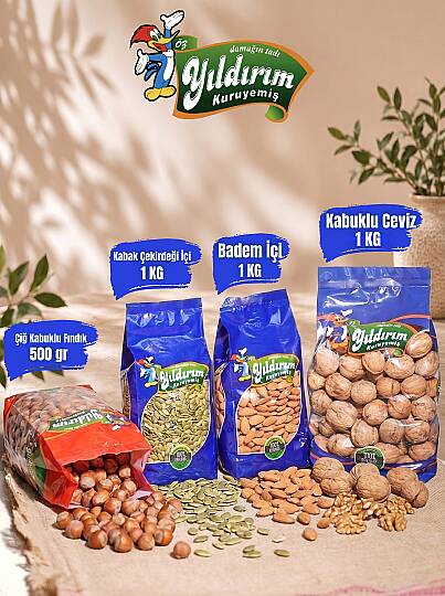 Sporcu Dostu Kuruyemiş Paketi (3,5 KG)