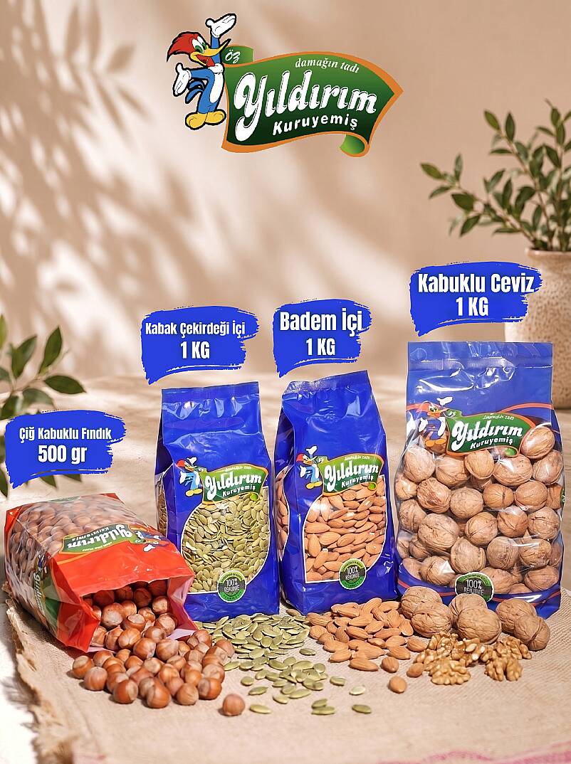 Sporcu Dostu Kuruyemiş Paketi (3,5 KG) - 1